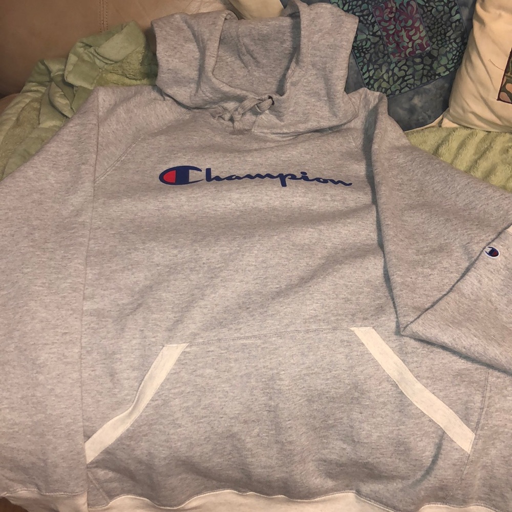 Grey champion sweat shirt